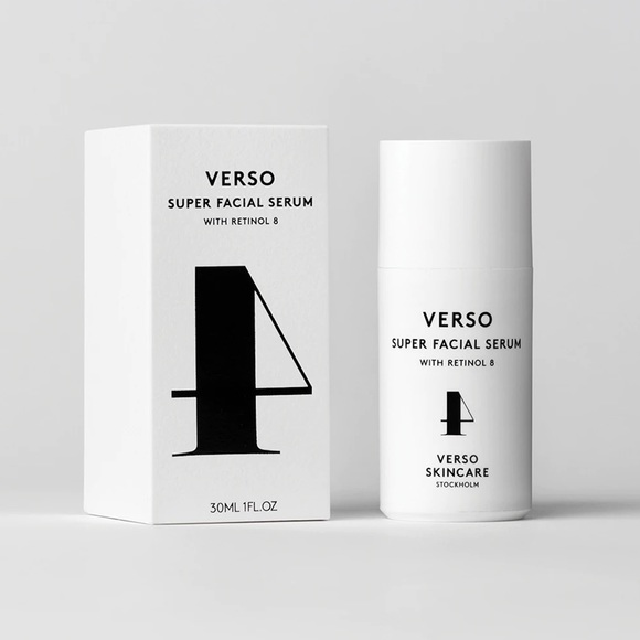 VERSO SUPER FACIAL SERUM WITH RETINOL 8Hydrating anti-aging serum. New